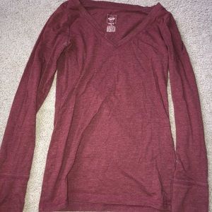 Maroon Mossimo V-Neck